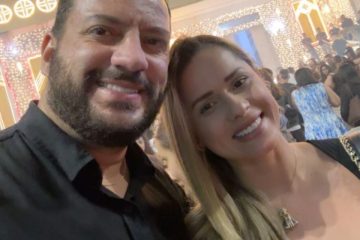 Robson e Agnes Ouro Preto prestigiam abertura do Encantos do Natal em Garanhuns