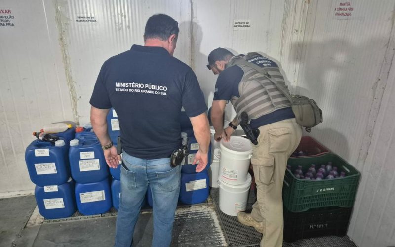 Produção clandestina de sucos é fechada em Porto Alegre