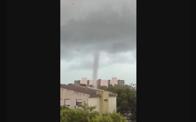 Tornado de curta duração é confirmado pela Defesa Civil em Pelotas