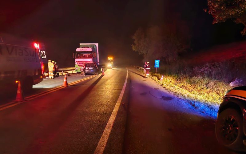 Acidente fatal na BR-386, em Soledade, deixa duas vítimas fatais