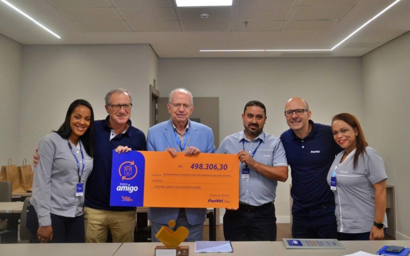 Panvel faz doação de quase meio milhão de reais para Santa Casa visando melhorar cuidados aos pacientes.