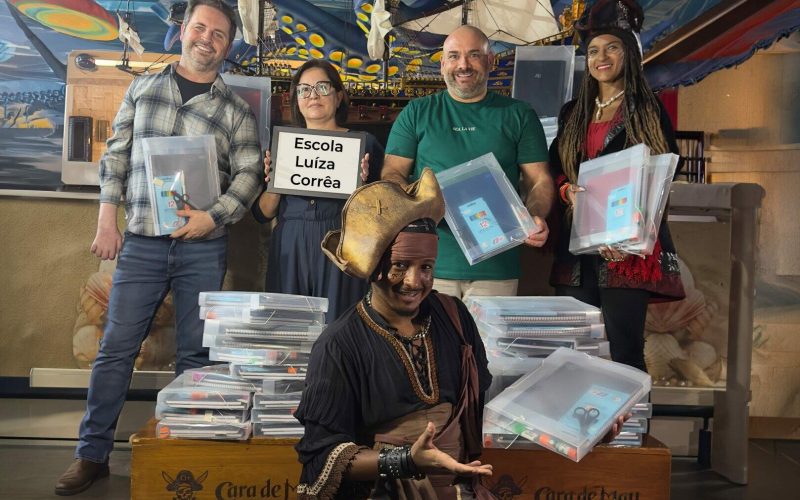 “Projeto Cara de Mau distribui 1,2 mil kits escolares para crianças necessitadas”