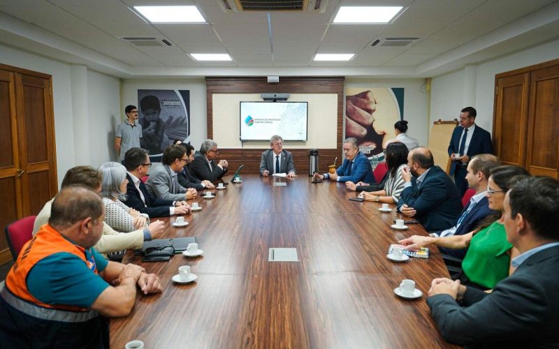 Prefeito de Porto Alegre e presidente do Tribunal de Contas discutem medidas para prevenção de enchentes