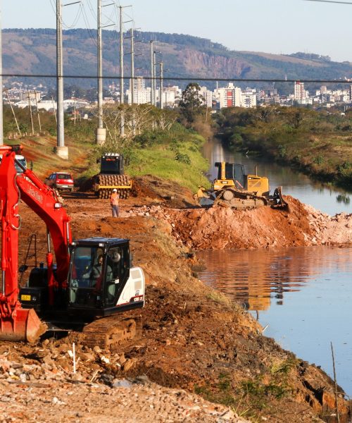 Porto Alegre: Início das obras de contenção de cheias na Zona Norte pelo Dmae