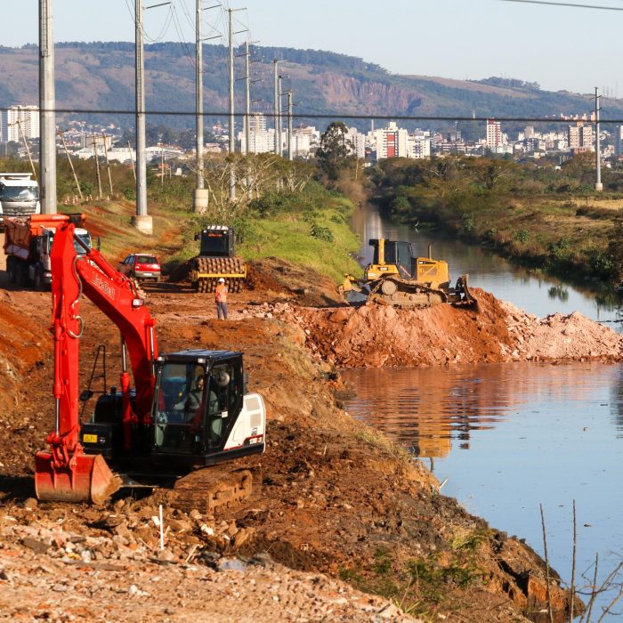 Porto Alegre: Início das obras de contenção de cheias na Zona Norte pelo Dmae